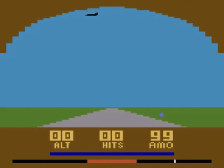 Air Raid title screen for Atari 2600